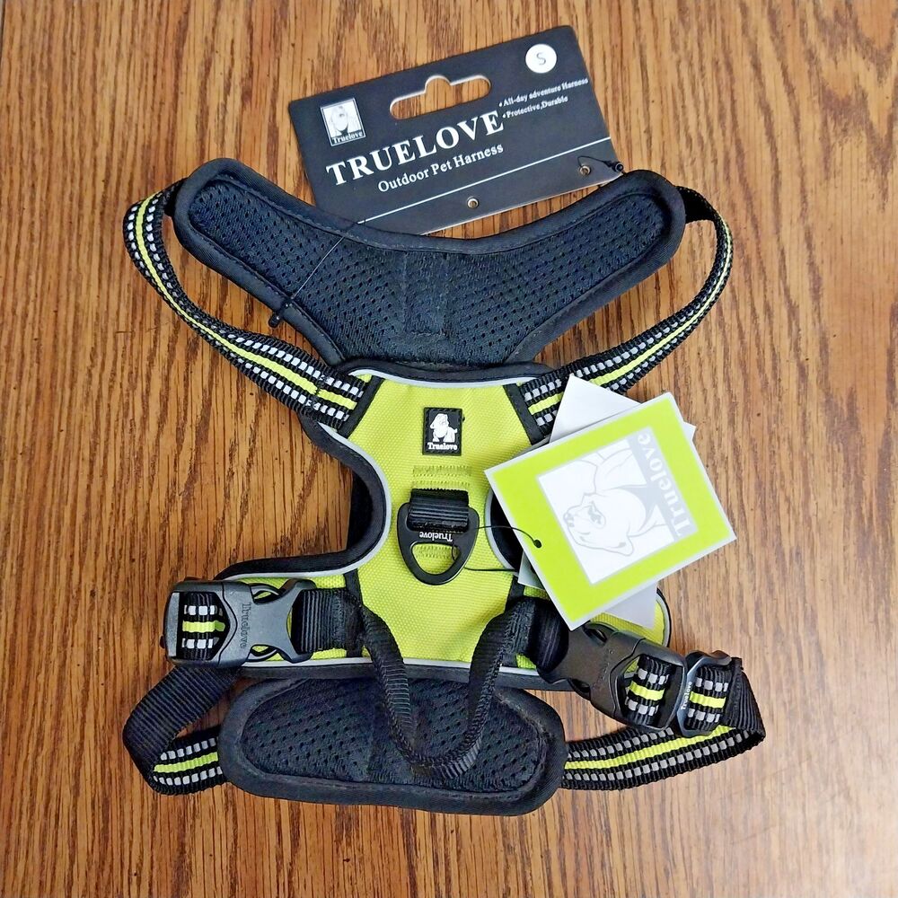 Truelove Outdoor Pet Harness Small Neon Yellow TLH5651 New